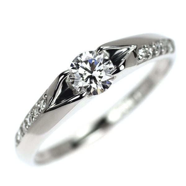 Pt900 最上級 ダイヤモンド リング 0.30ct D IF 3EX D0.06ct
