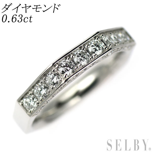 Pt900 ダイヤモンド リング 0.63ct
