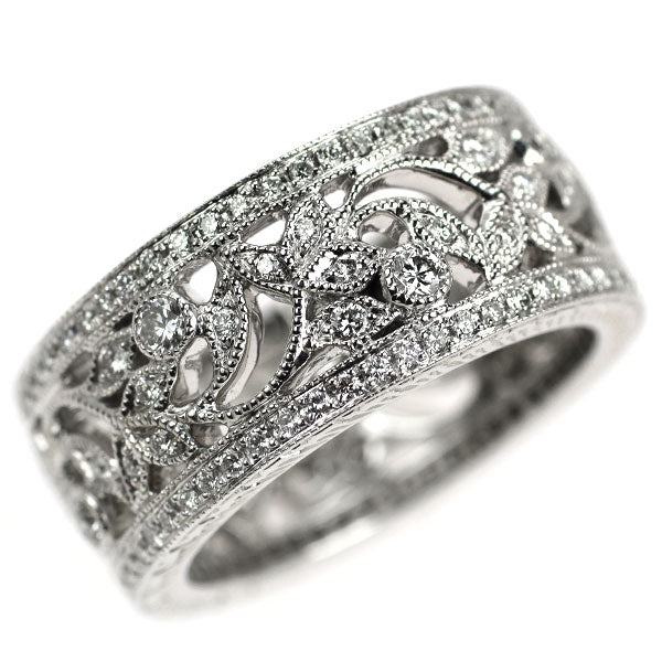 K18WG ダイヤモンド リング 0.93ct