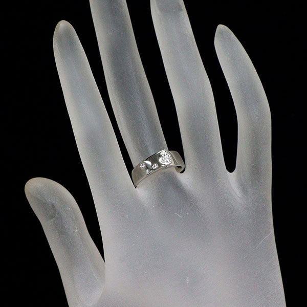 希少 Pt900 ダイヤモンド 天然ピンクダイヤ リング 0.130ct PD0.02ct