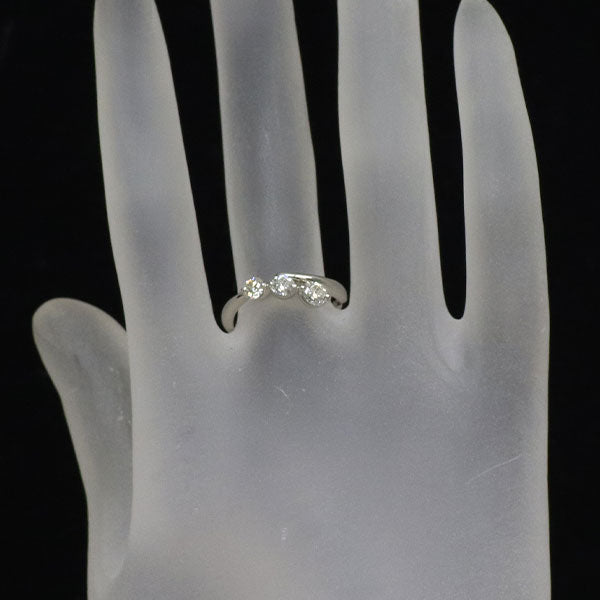 トリロジー Pt900 ダイヤモンド リング 0.50ct