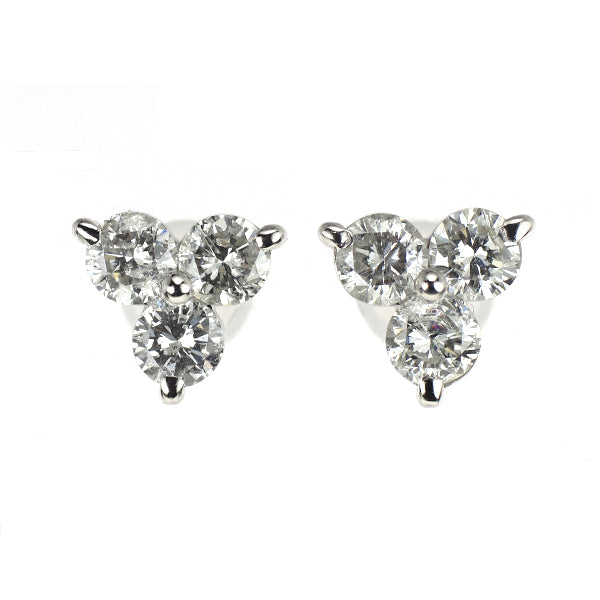 Pt900 ダイヤモンド ピアス 1.12ct