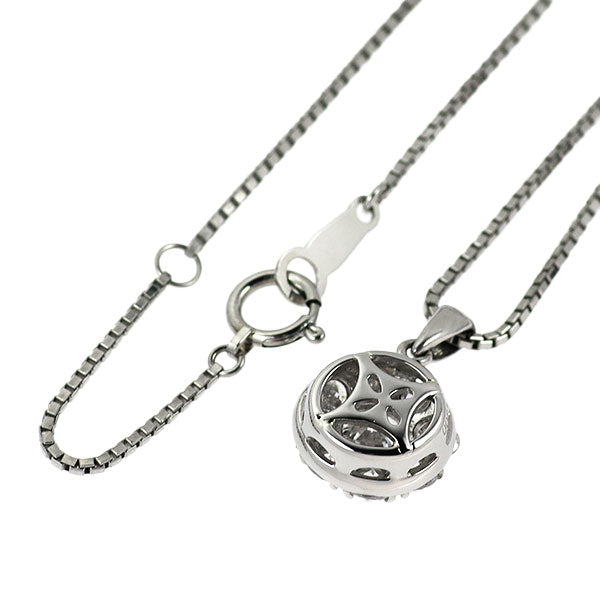 Pt900/ Pt850 ダイヤモンド ペンダントネックレス 1.00ct