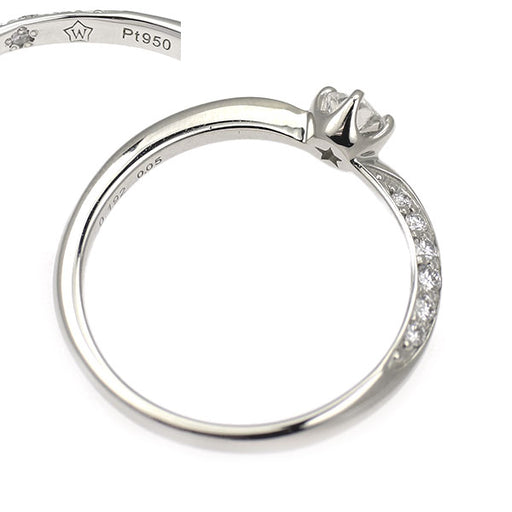 wish upon a star Pt950 ダイヤモンド リング 0.192ct E VVS1 D0