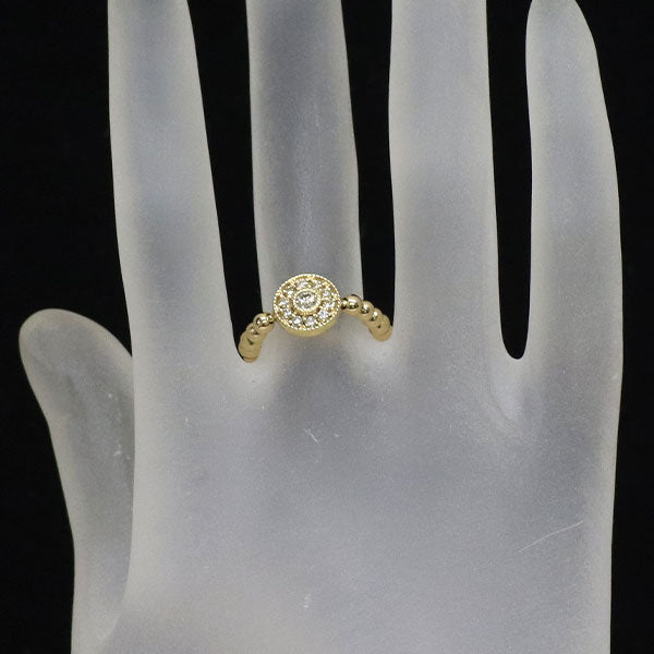 K18YG ダイヤモンド リング 0.30ct 伸縮式 8.5号～ フリーサイズ