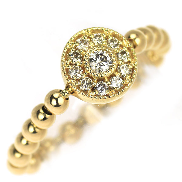 K18YG ダイヤモンド リング 0.30ct 伸縮式 8.5号～ フリーサイズ
