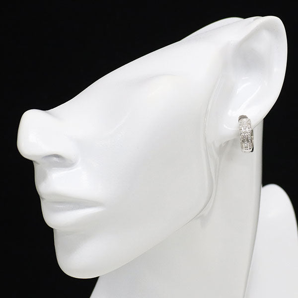 K18WG ダイヤモンド ピアス 0.66ct