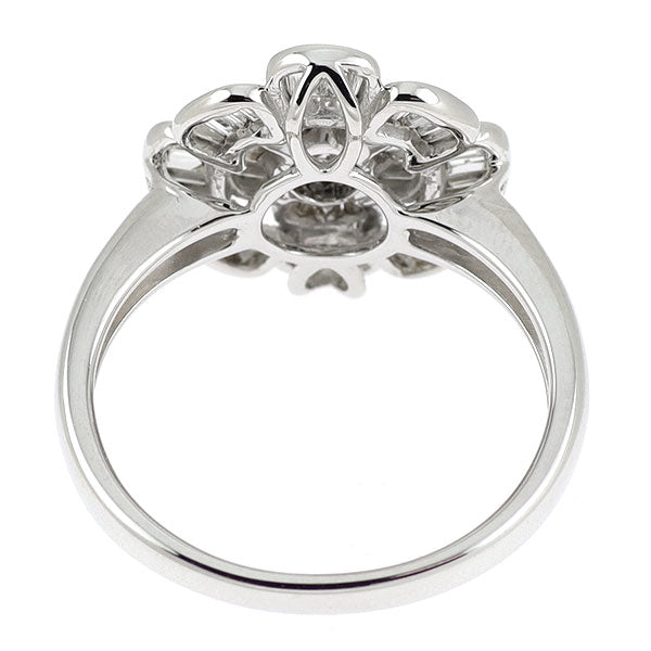 K18WG ダイヤモンド リング 0.43ct
