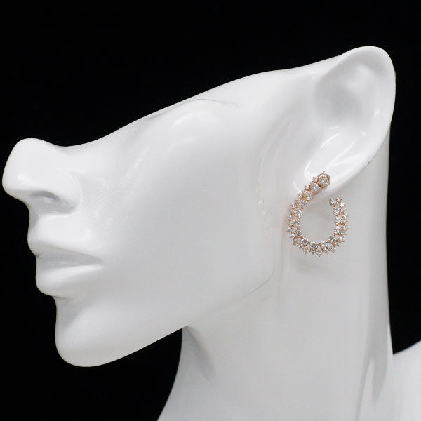 K18PG ダイヤモンド ピアス 2.80ct — セルビーオンラインストア