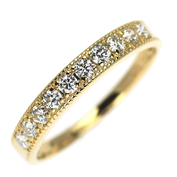 K18YG H&Cダイヤモンド リング 0.30ct ハーフエタニティ