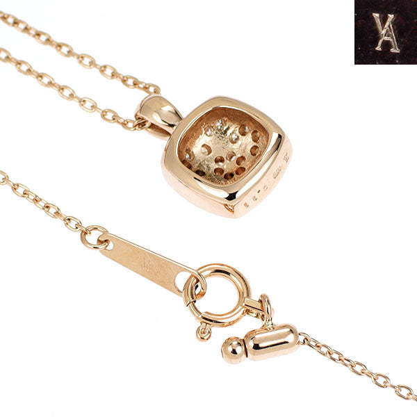 ヴァンドーム青山 K18PG ダイヤモンド ペンダントネックレス 0.11ct