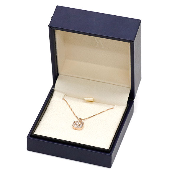ヴァンドーム青山 K18PG ダイヤモンド ペンダントネックレス 0.11ct