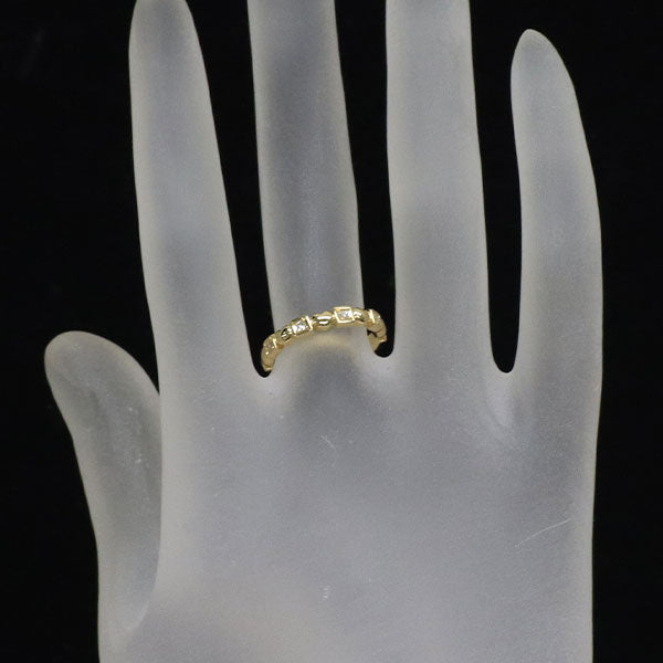ペルリータミキモト K18YG ダイヤモンド リング 0.05ct ハート