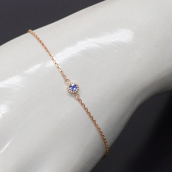 K18PG タンザナイト ブレスレット