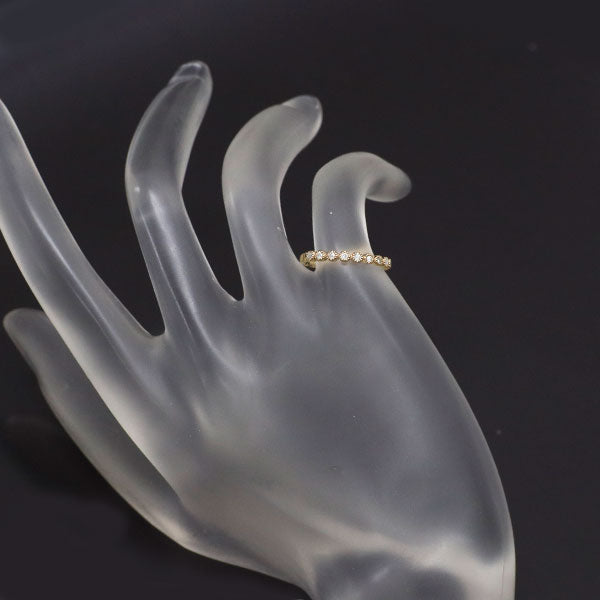 アガット K10YG ダイヤモンド リング 0.07ct ピンキー