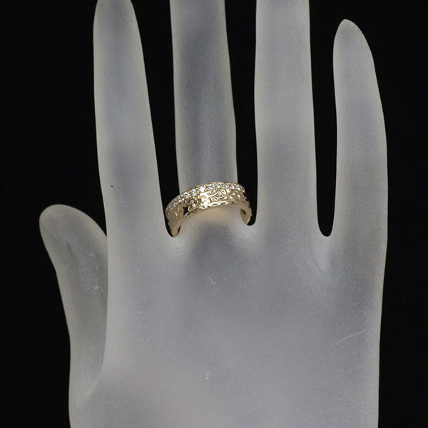 K18PG ダイヤモンド リング 0.30ct