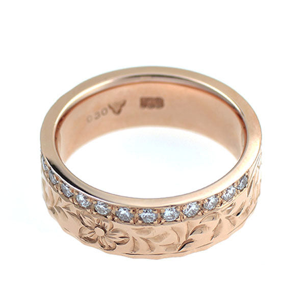 K18PG ダイヤモンド リング 0.30ct