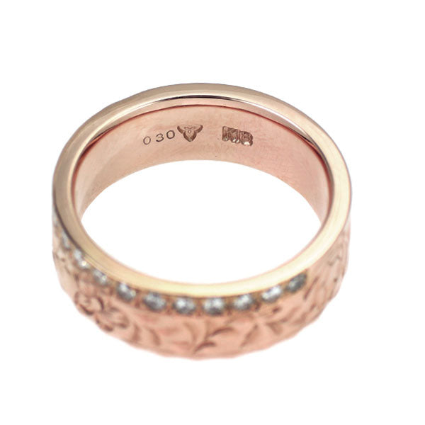 K18PG ダイヤモンド リング 0.30ct