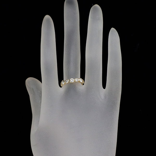 銀座ミワ K18YG ダイヤモンド リング 0.52ct