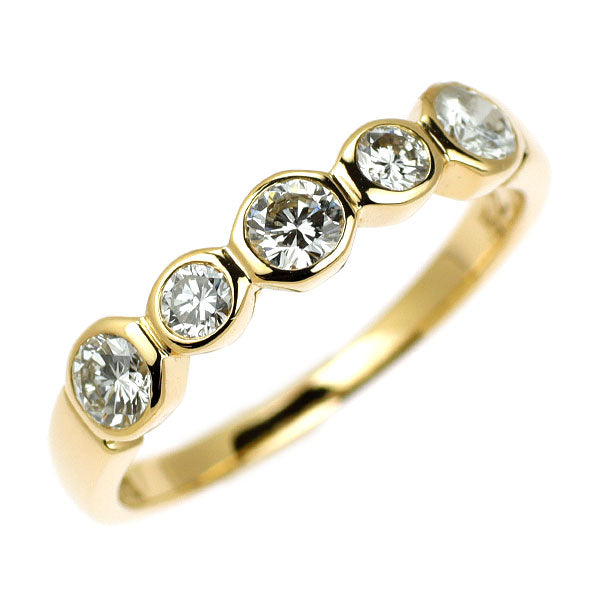 銀座ミワ K18YG ダイヤモンド リング 0.52ct