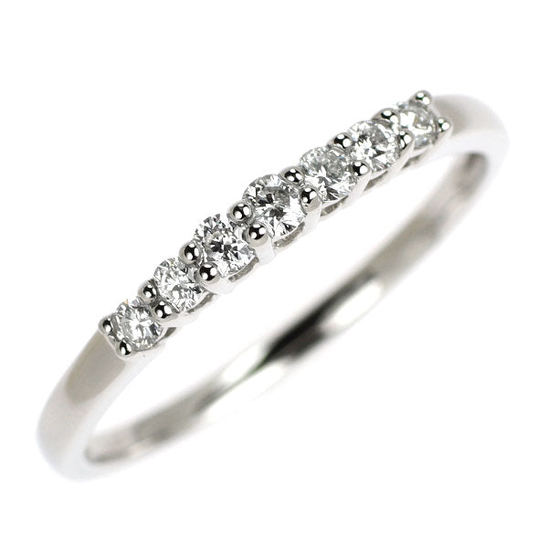 Pt950 ダイヤモンド リング 0.30ct  一文字