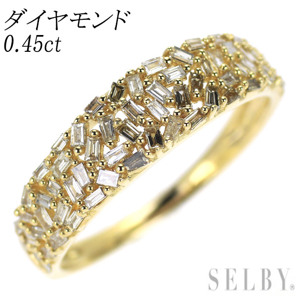 K18YG ダイヤモンド リング 0.45ct