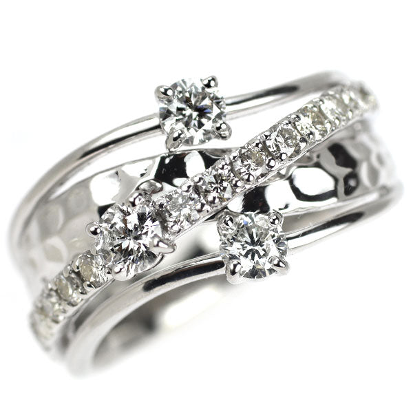 Pt900 ダイヤモンド リング 0.70ct
