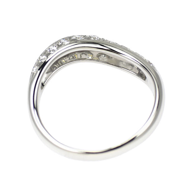 K18WG ダイヤモンド リング 0.38ct