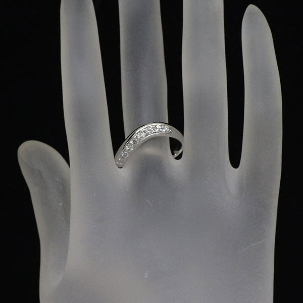 K18WG ダイヤモンド リング 0.38ct