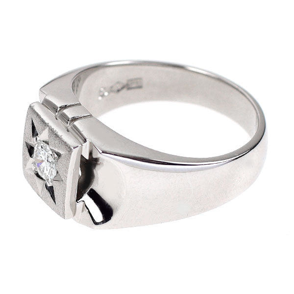 Pt850 ダイヤモンド リング 0.24ct