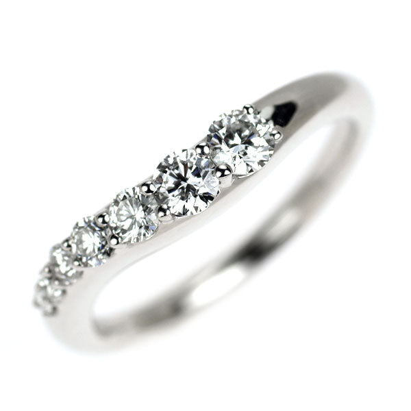 K18WG ダイヤモンド リング 0.456ct
