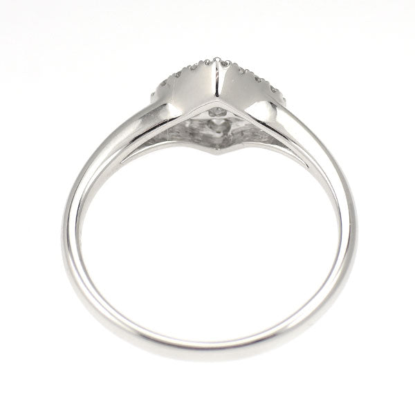 K18WG ダイヤモンド リング 0.30ct D0.02ct