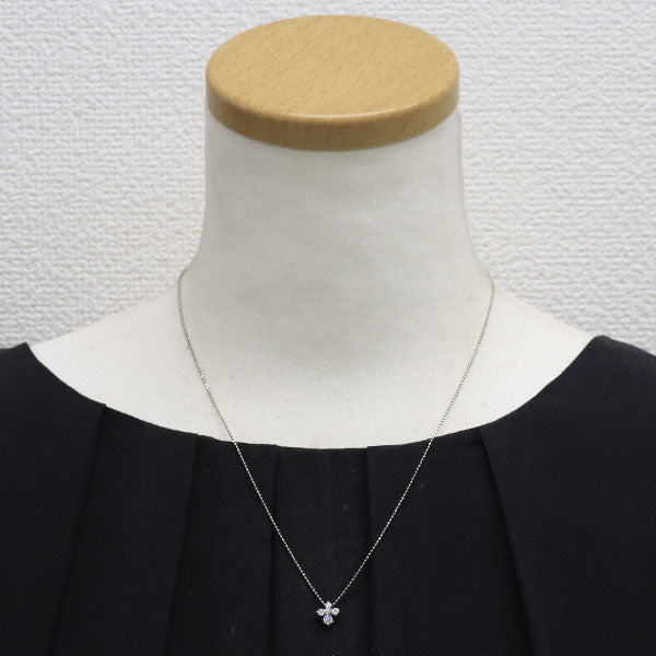 Pt900/ Pt850 ダイヤモンド ペンダントネックレス 0.32ct