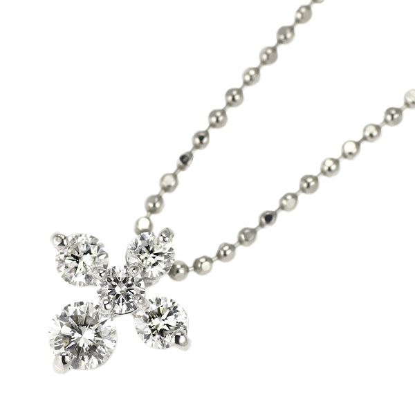 Pt900/ Pt850 ダイヤモンド ペンダントネックレス 0.32ct