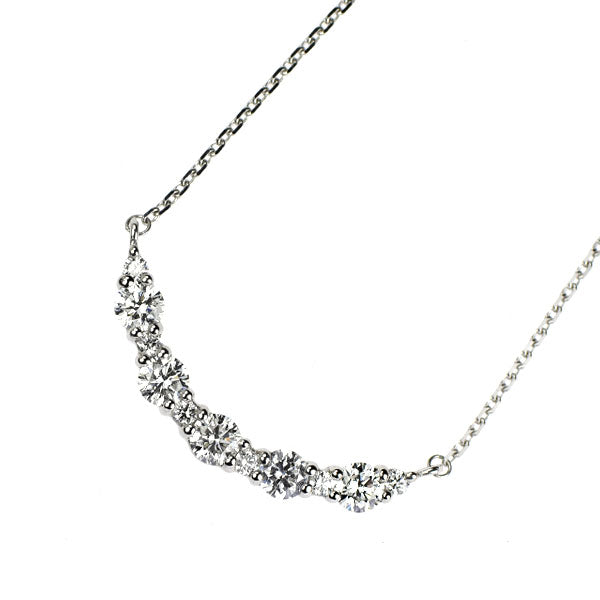 Pt950/ Pt850 ダイヤモンド ペンダントネックレス 0.50ct