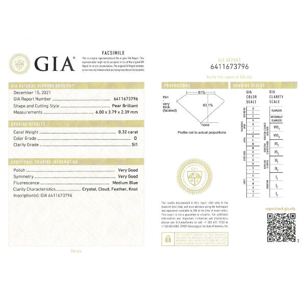 GSTV K18PG/ Pt950 ペアシェイプ ダイヤモンド リング 0.32ct D SI1 D0.16ct