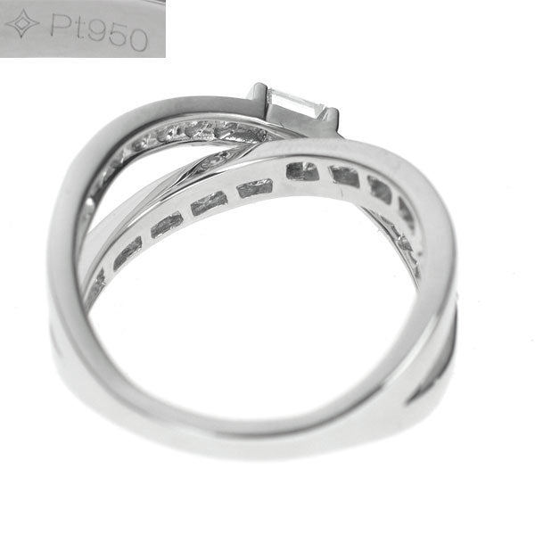 GSTV Pt950 ダイヤモンド リング 0.80ct