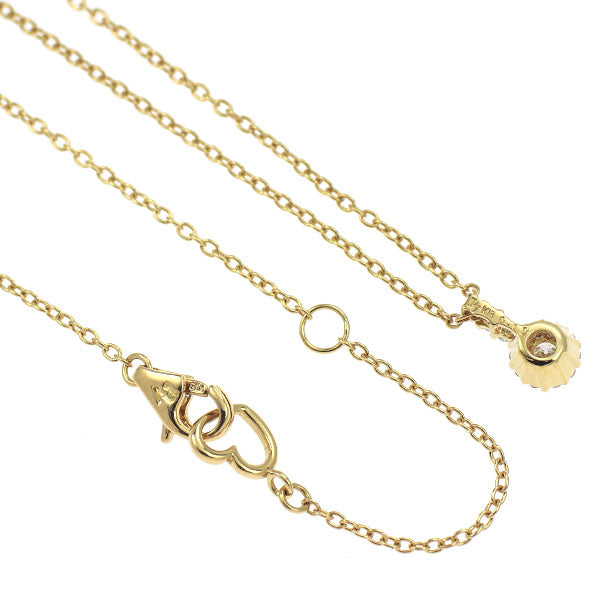 ポンテヴェキオ K18YG ダイヤモンド ペンダントネックレス 0.10ct