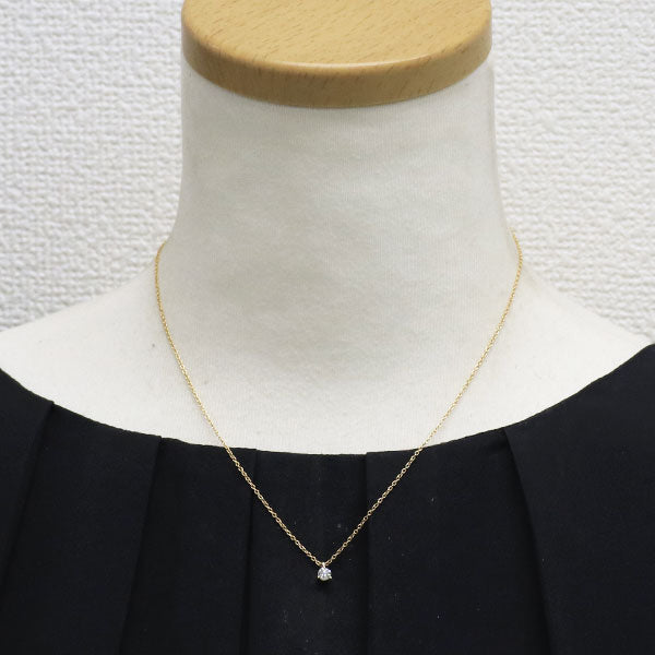 ポンテヴェキオ K18PG ダイヤモンド ペンダントネックレス 0.200ct