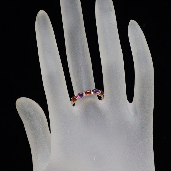 ヴァンドーム青山 K18PG ガーネット アメジスト リング