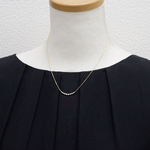 ヴァンドーム青山 K18YG ダイヤモンド ペンダントネックレス 0.30ct