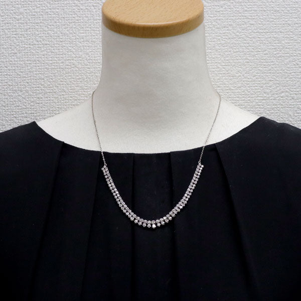Pt850 ダイヤモンド ネックレス