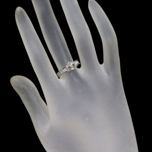 ジャスティンデイビス K18WG ダイヤモンド リング 0.20ct