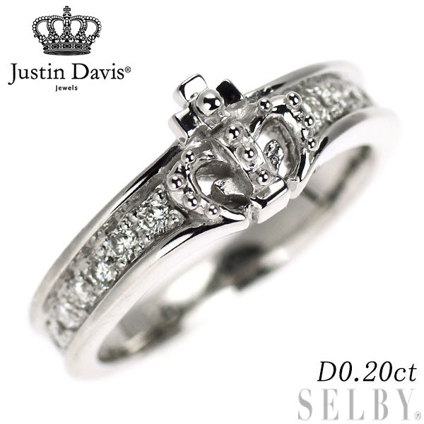 ジャスティンデイビス K18WG ダイヤモンド リング 0.20ct — セルビー  