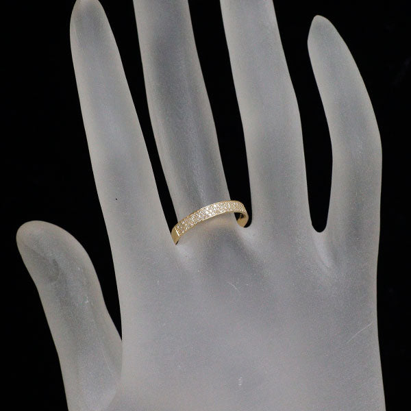 アガット K18YG ダイヤモンド リング 0.13ct