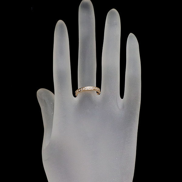 ポンテヴェキオ K18PG ダイヤモンド リング 0.10ct ハーフエタニティ  