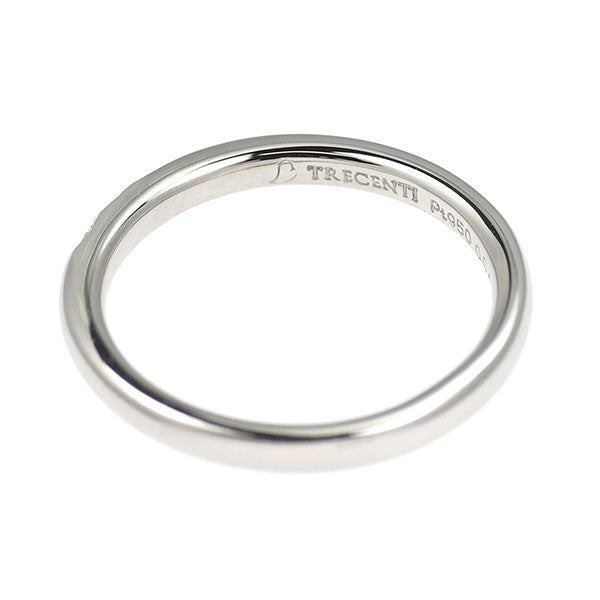 トレセンテ Pt950 ダイヤモンド リング 0.04ct