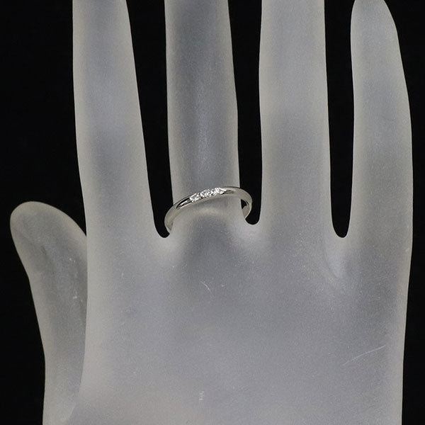 トレセンテ Pt950 ダイヤモンド リング 0.04ct
