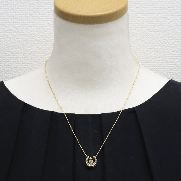 GSTV K18YG ダイヤモンド  ペンダントネックレス 0.35ct D0.18ct  3WAY