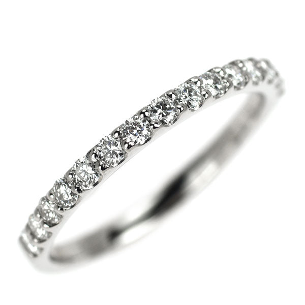 Pt900 ダイヤモンド リング 0.30ct ハーフエタニティ — セルビー